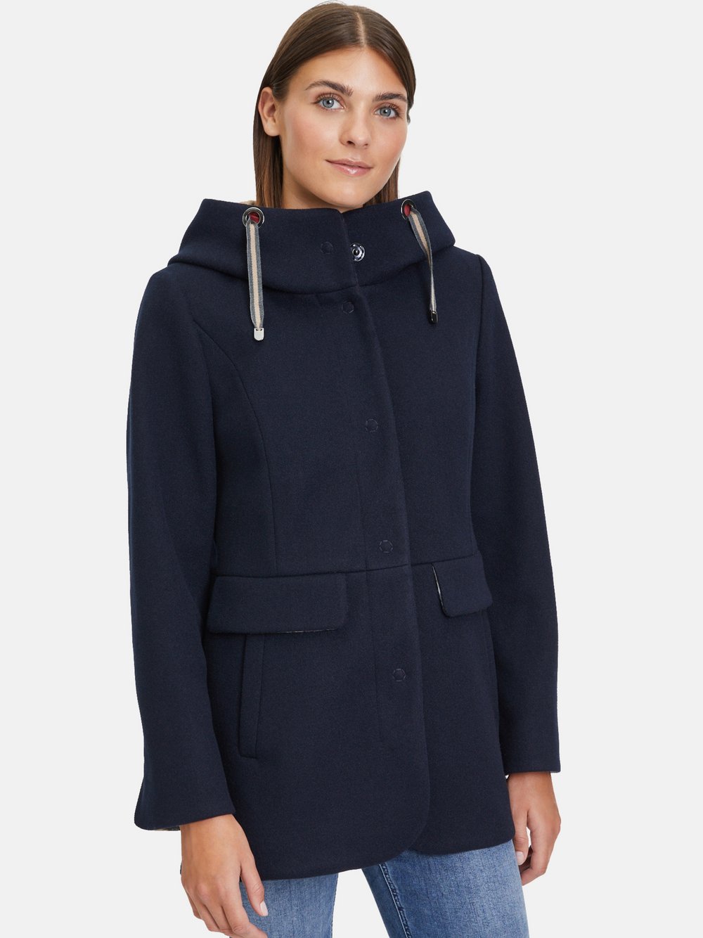 Amber & June Winterjacke Damen blau, 42