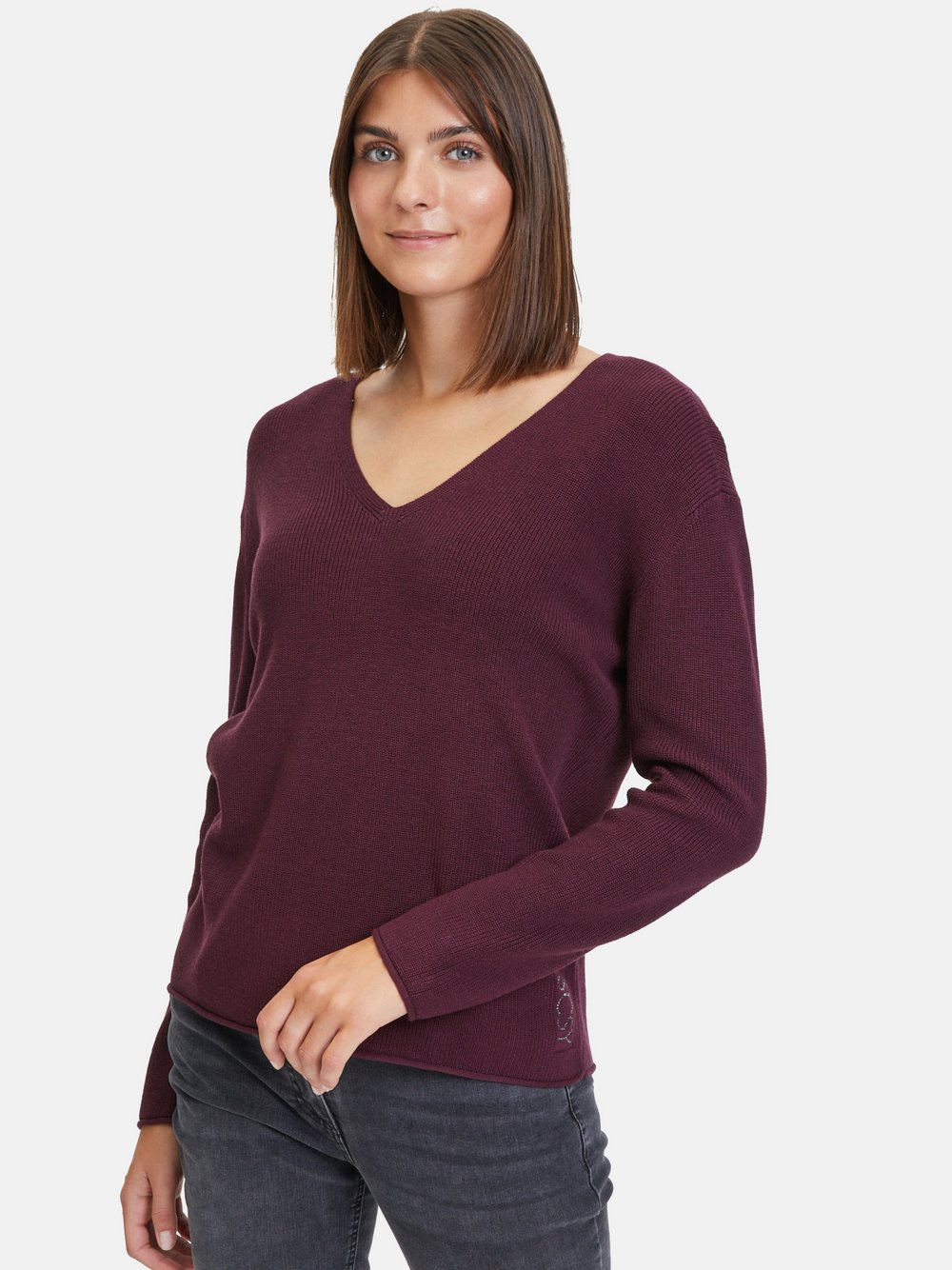 Betty Barclay Strickpullover Damen Baumwolle lila, 38