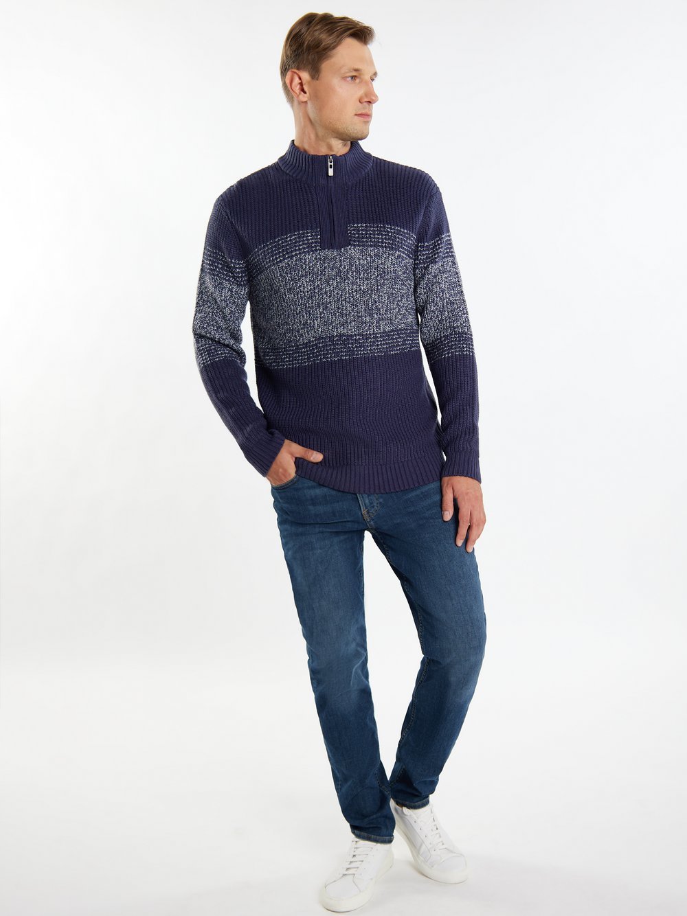 ICEBOUND Pullover Herren blau, M