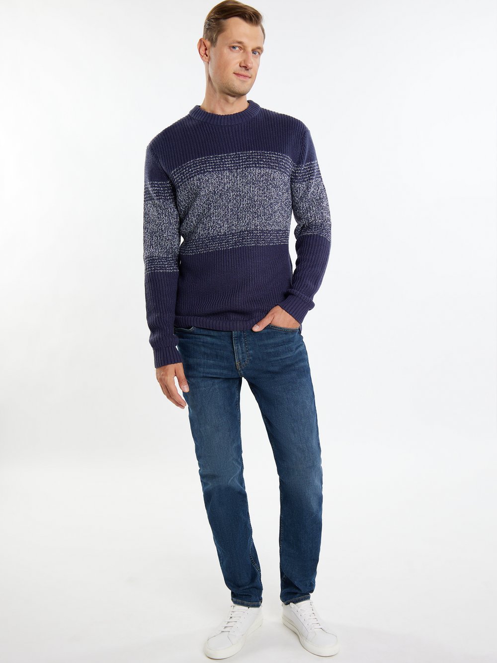 ICEBOUND Pullover Herren blau, S