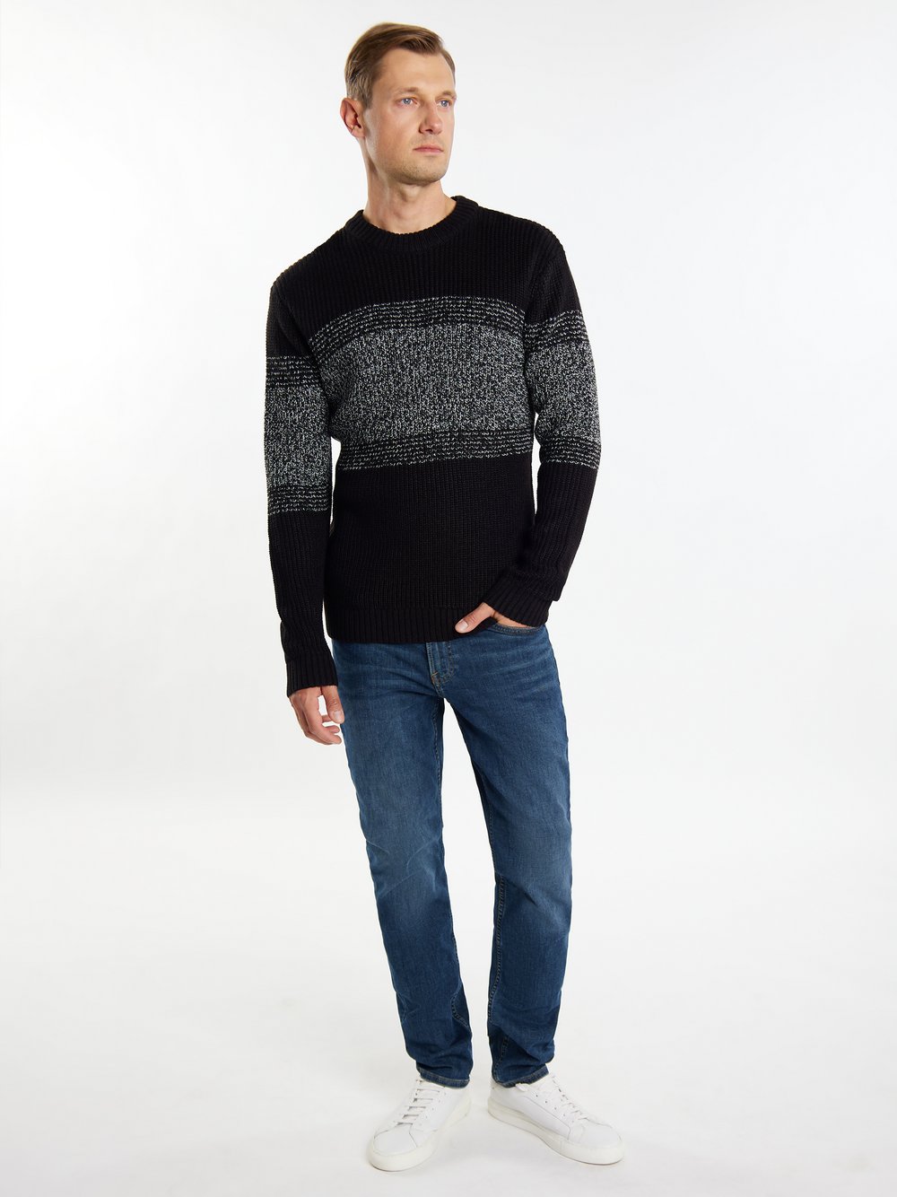 ICEBOUND Pullover Herren schwarz, L