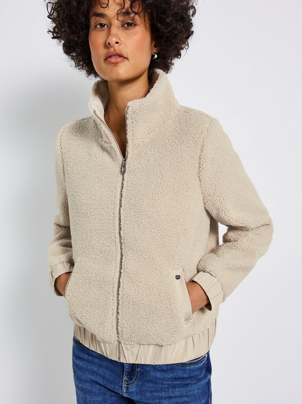 Street One Teddy-Jacke Damen beige, 44