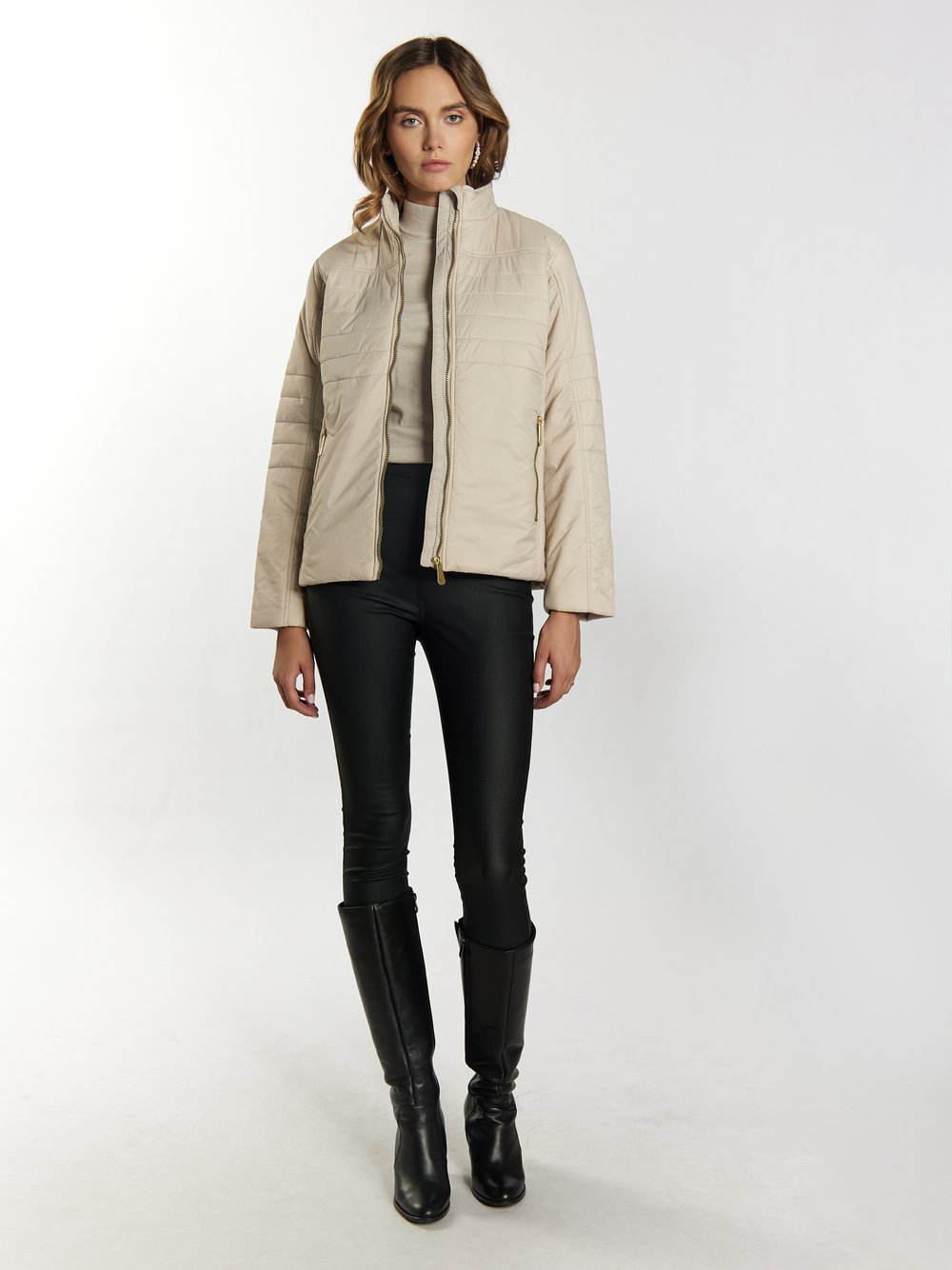 Faina Übergangsjacke Damen beige, XS