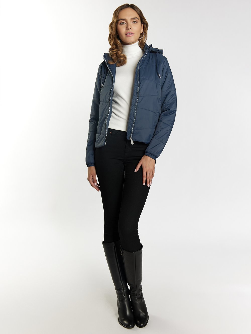 Faina Leichte Steppjacke Damen blau, XS