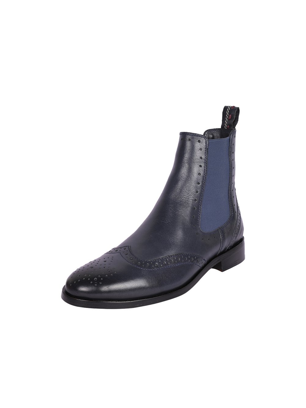 Thumbnail - Crickit Chelsea-Boots Damen Leder blau, 42