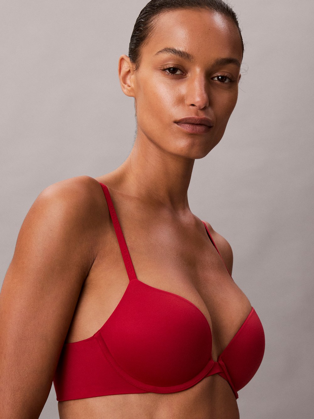 Calvin Klein Push-up-BH Damen rot, 75C