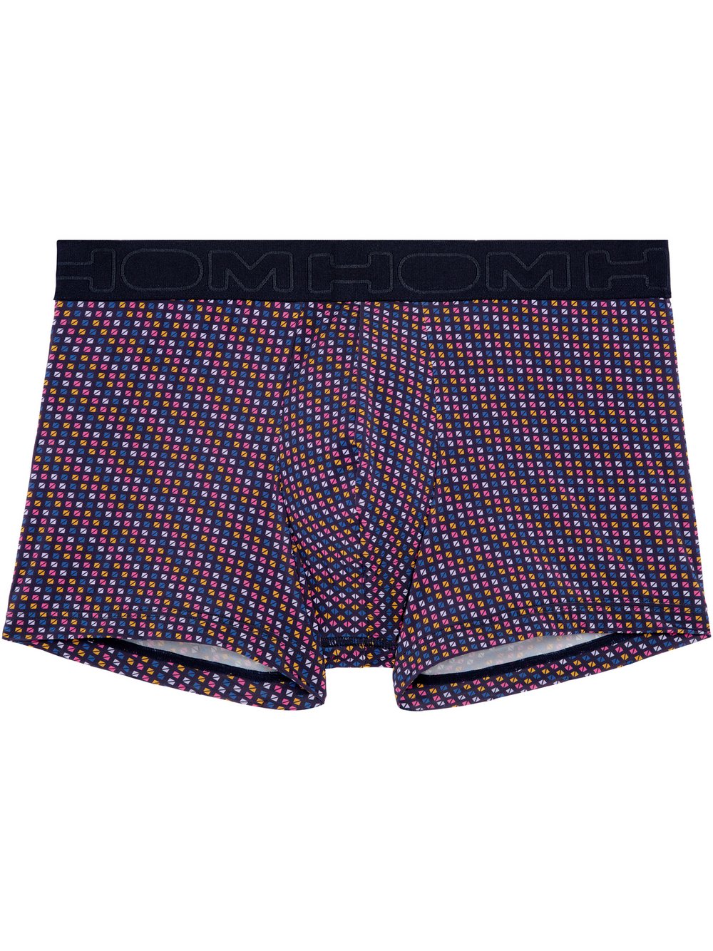 HOM Retro Boxer  Herren blau gemustert, L