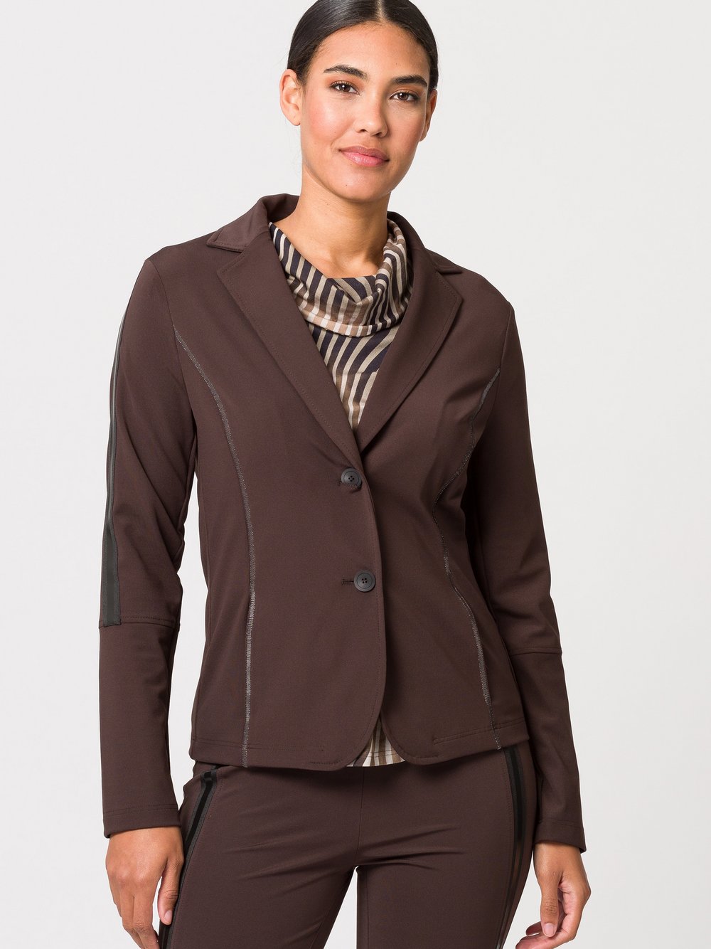 TUZZI Leichtjacke Damen braun gemustert, 38