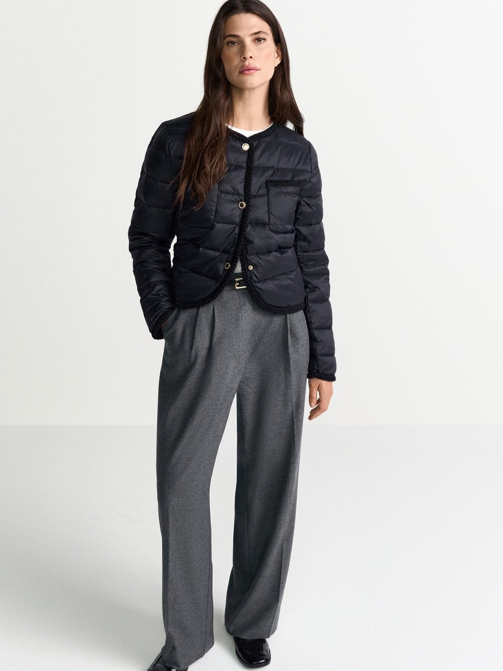 Rich & Royal Steppjacke Damen Polyamid schwarz, 38