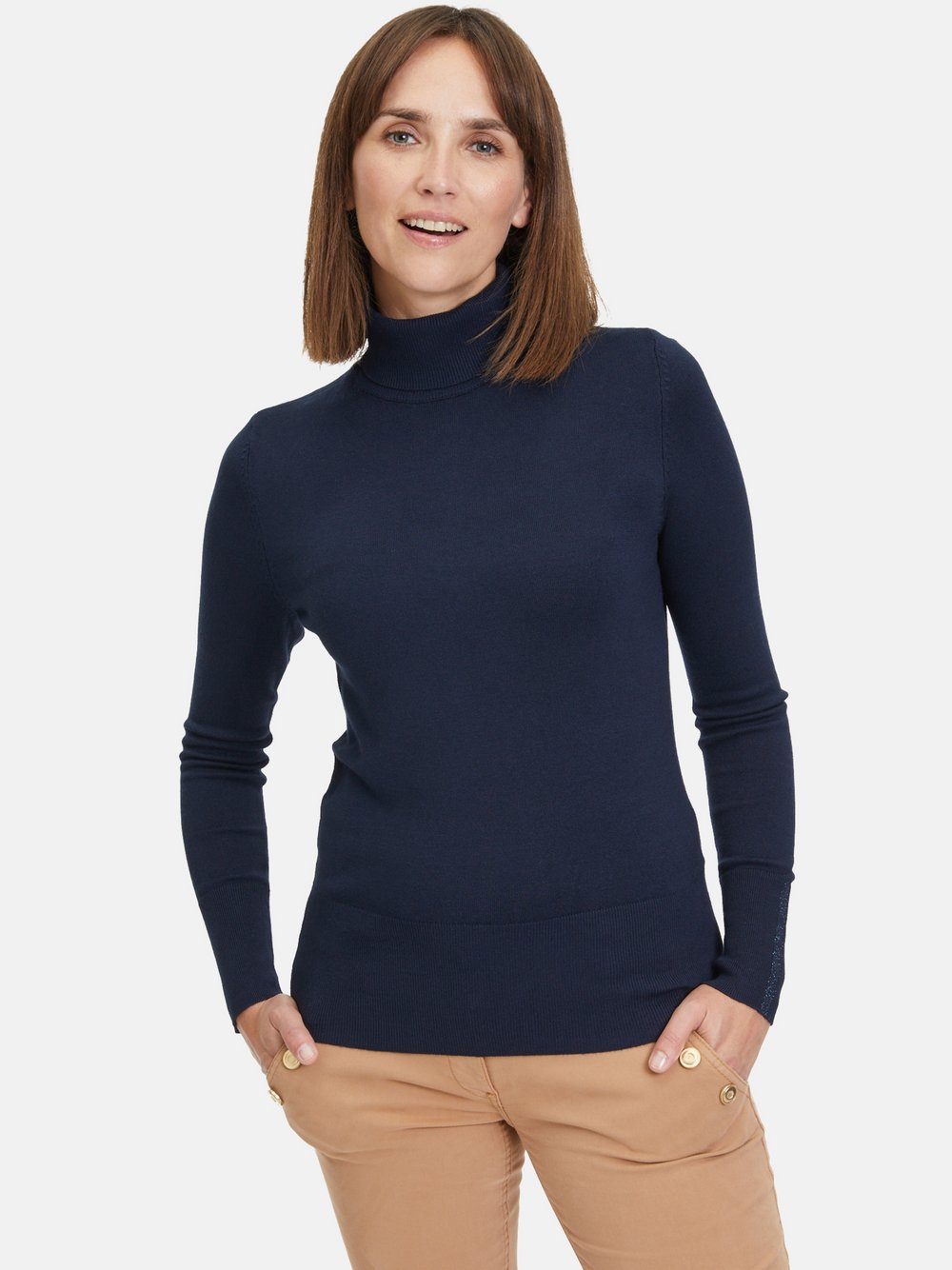 Betty Barclay Feinstrickpullover Damen Viskose blau, 44