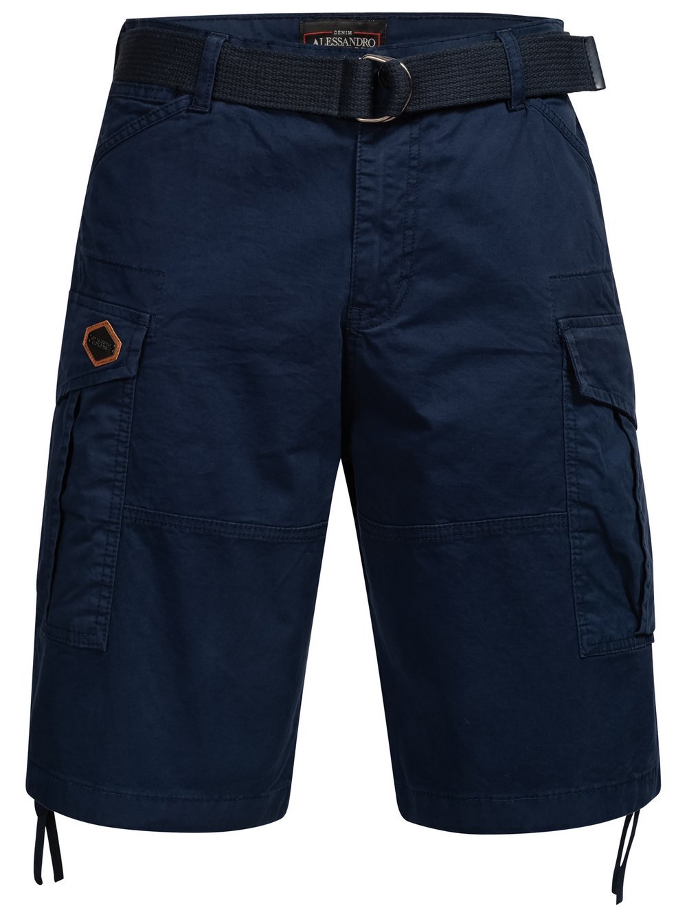 Alessandro Salvarini Cargoshorts  Herren Baumwolle blau, 31