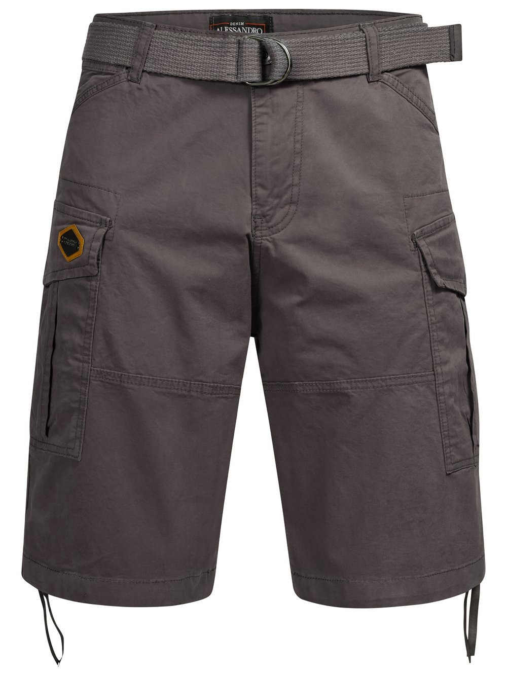 Alessandro Salvarini Cargoshorts  Herren Baumwolle grau, 29