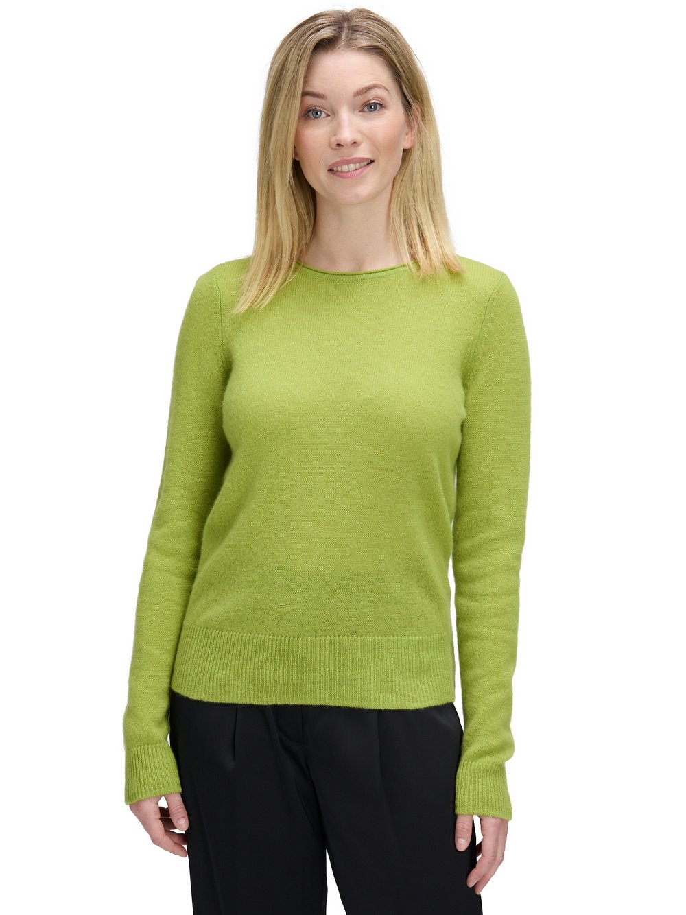 Betty Barclay Pure Cashmere Pullover Damen Feinstrick grün, 46