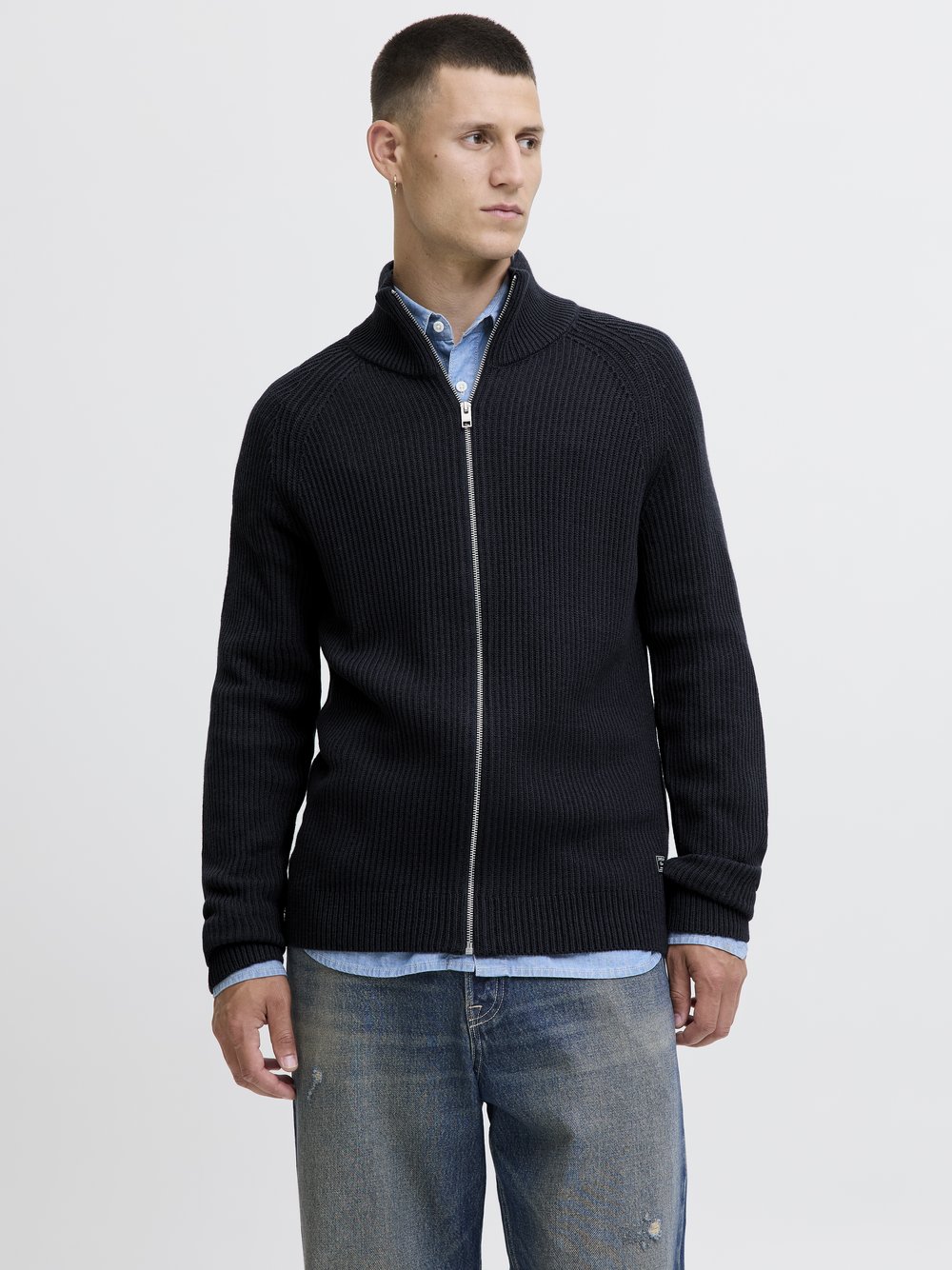 Jack & Jones Strickjacke Herren blau, XXL