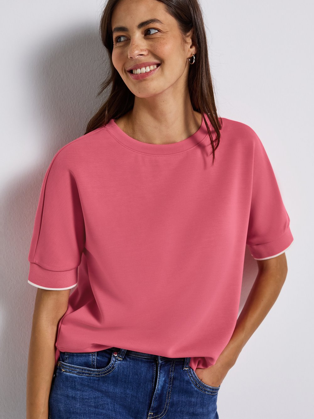 Thumbnail - Street One T-Shirt Damen Modal pink, 36