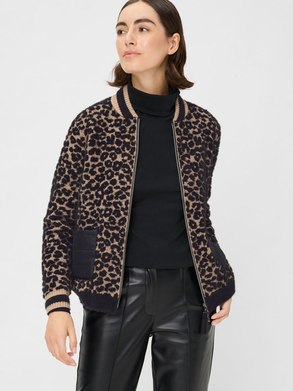 Olsen Blouson Damen mehrfarbig gemustert, 40