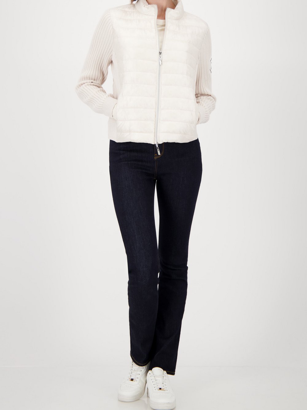 Monari Steppjacke Damen weiß, 40
