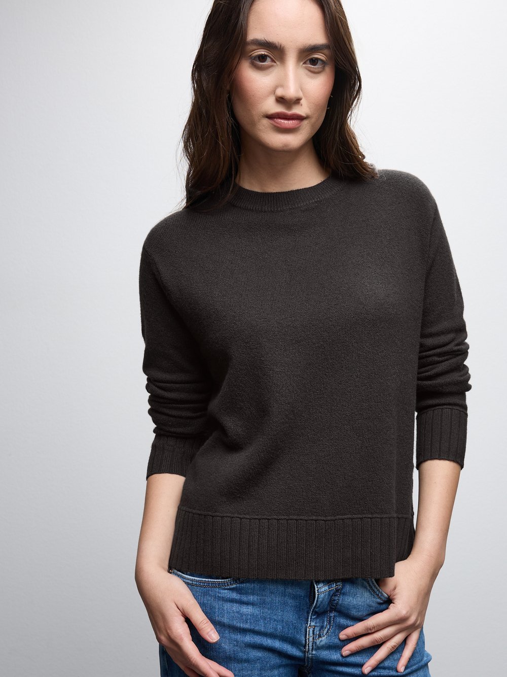 Street One Strickpullover Damen braun, 40