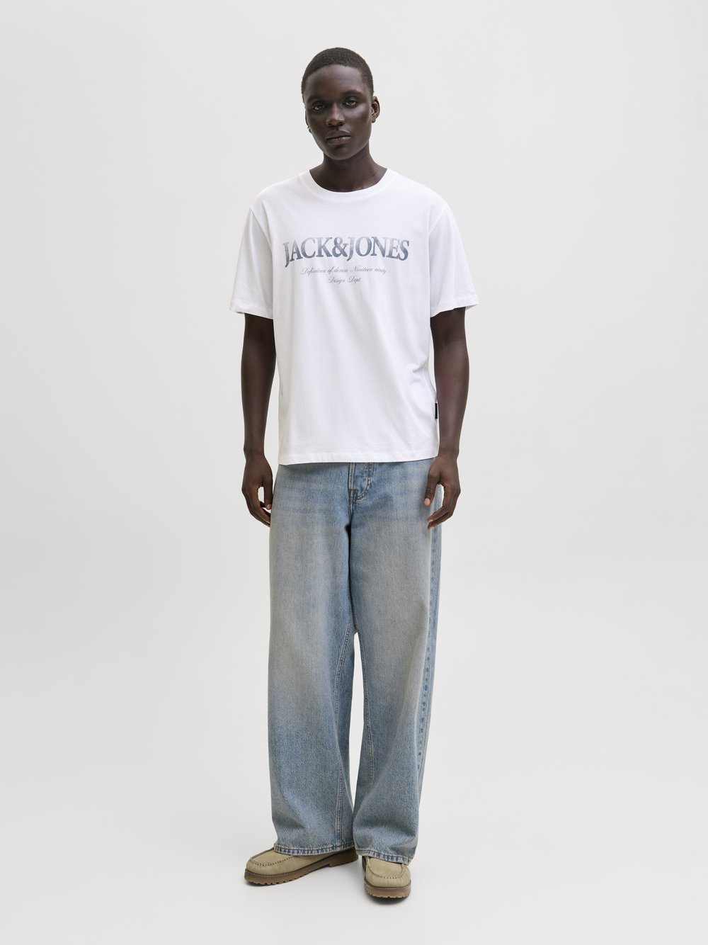 Jack & Jones T-Shirt Herren Baumwolle (100%) weiß, XL