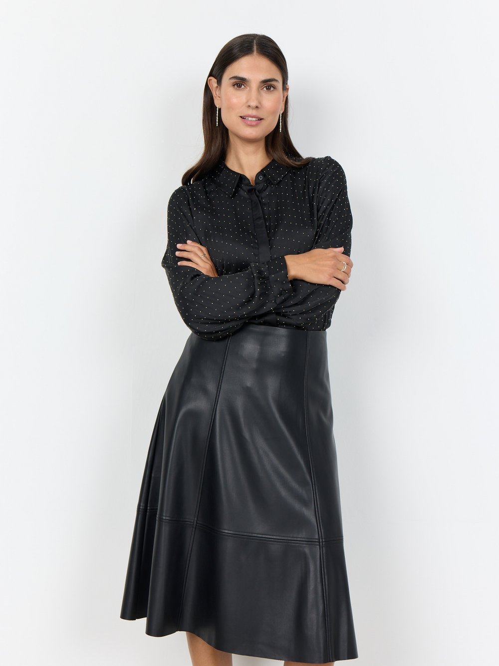 soyaconcept® A-Linien-Rock Damen schwarz, M