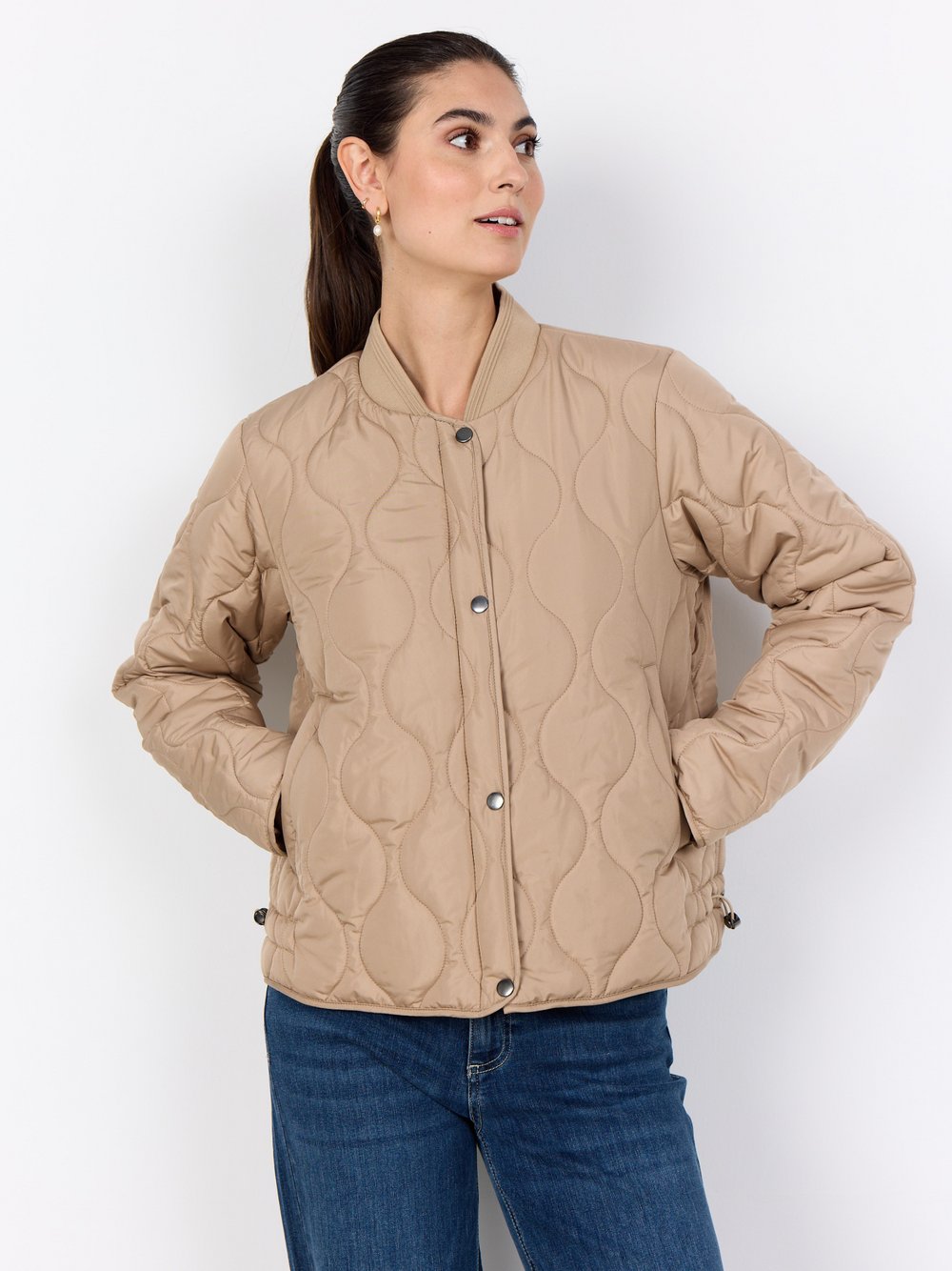 Thumbnail - soyaconcept® Steppjacke Damen braun, M