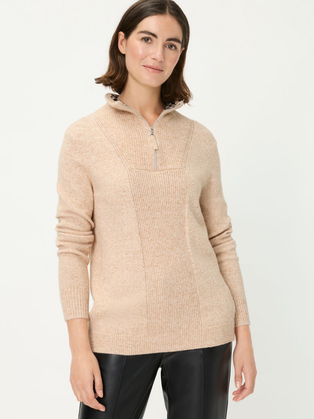 Olsen Troyer Damen Viskose beige meliert, 42