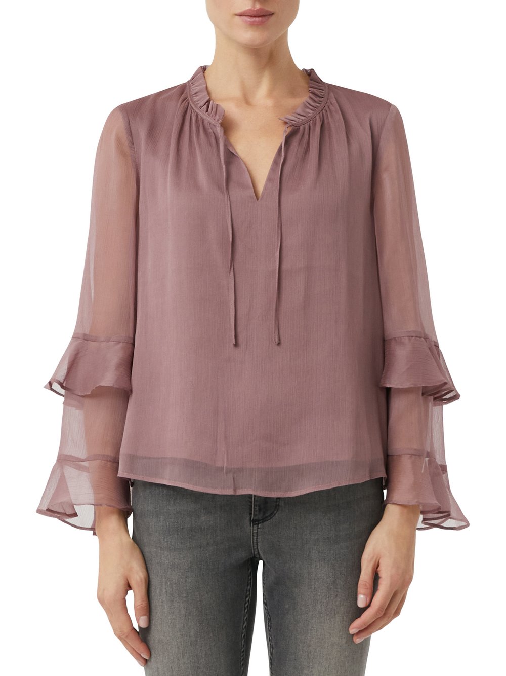 comma Blusenshirt Damen rosa, 40