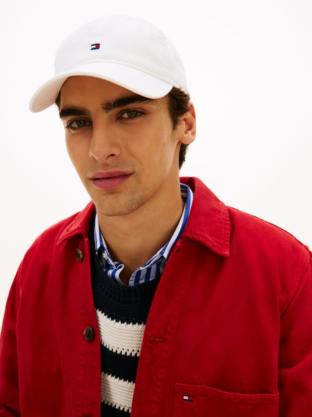 Tommy Hilfiger Czapka Kobiety Bawełna biały, ONE SIZE