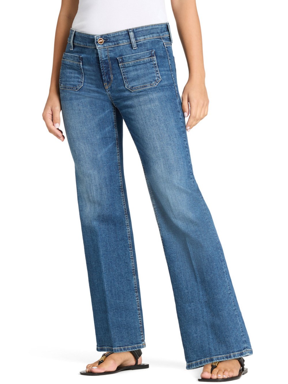 Thumbnail - Cambio Jeans Damen Baumwolle blau, 36