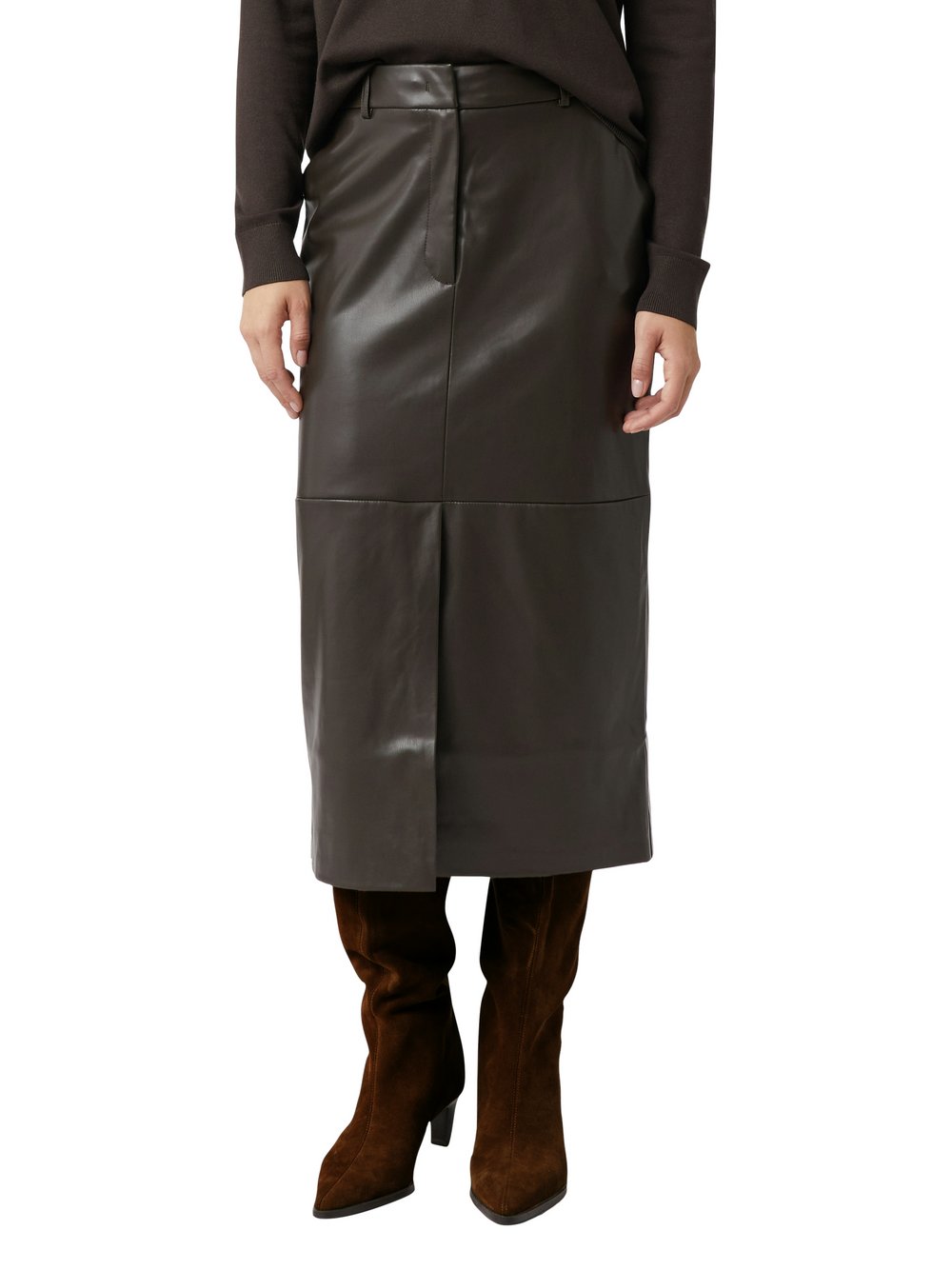 comma Bleistiftrock Damen braun, 36