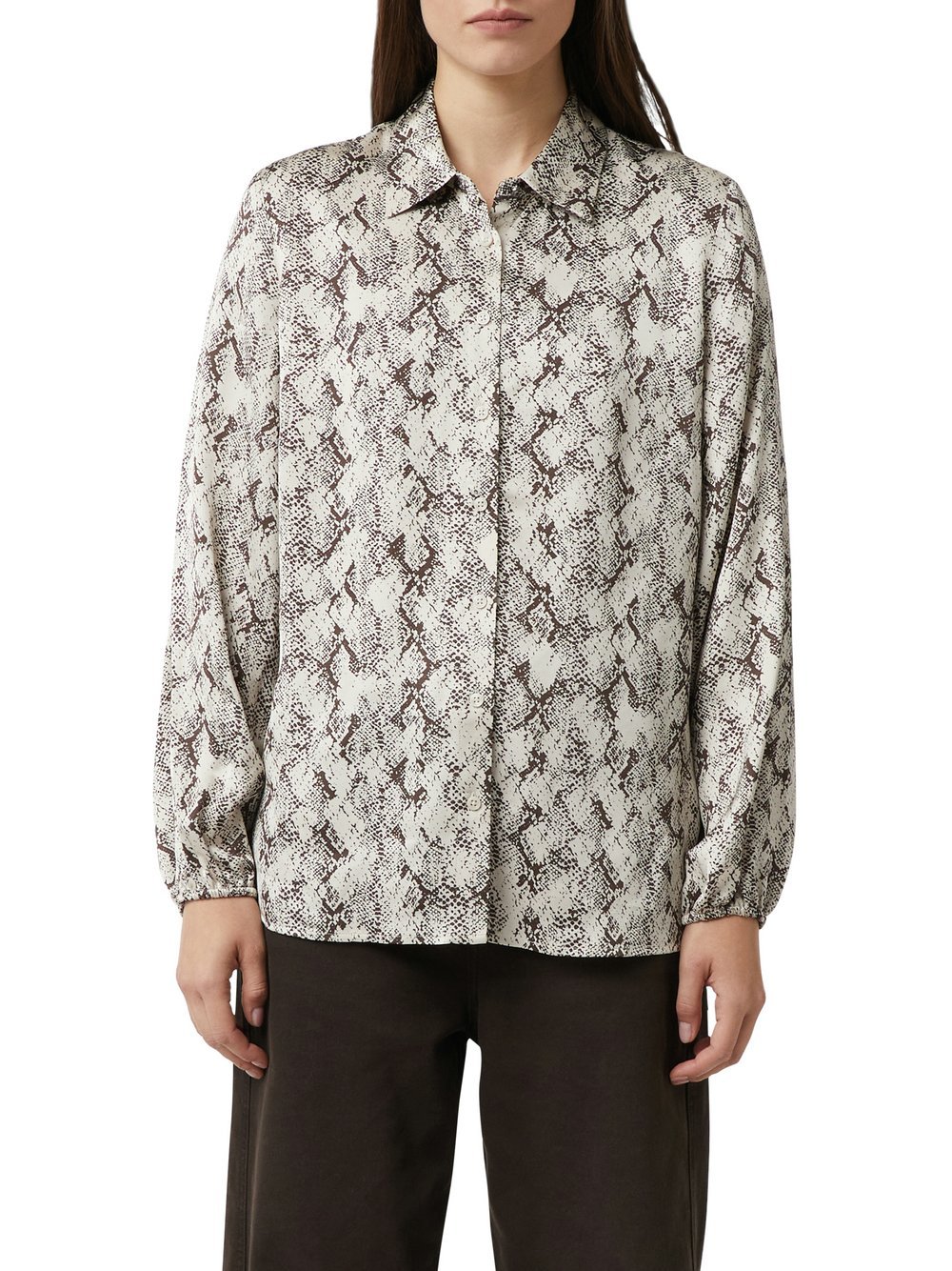 comma Hemdbluse Damen Viskose mehrfarbig gemustert, 42