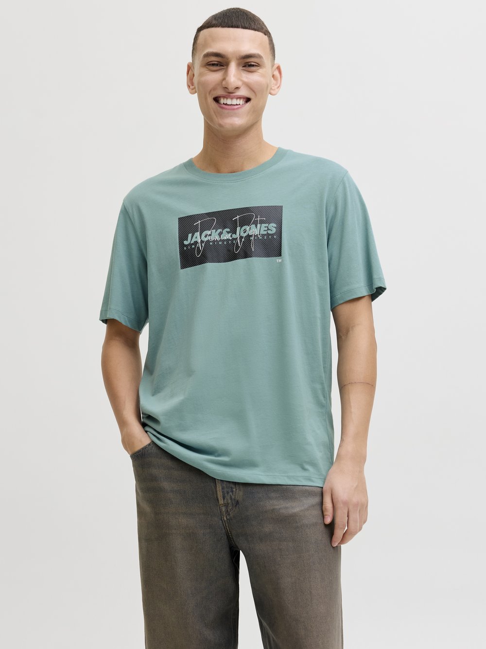 Jack & Jones T-Shirt Herren Baumwolle (100%) grün, XXL