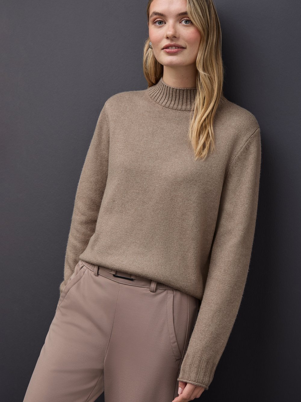 Thumbnail - Street One Strickpullover Damen braun meliert, 36