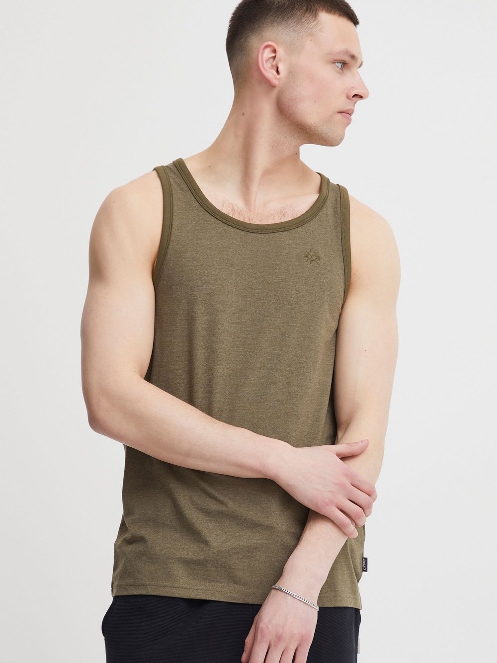 11 Project Tanktop Herren Baumwolle grün, XXL