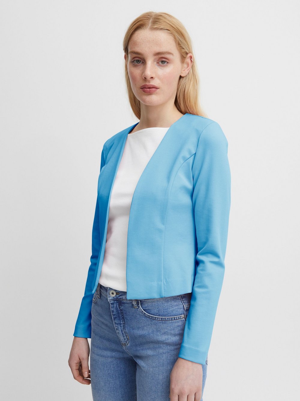 Ichi Kurzblazer Damen blau, L