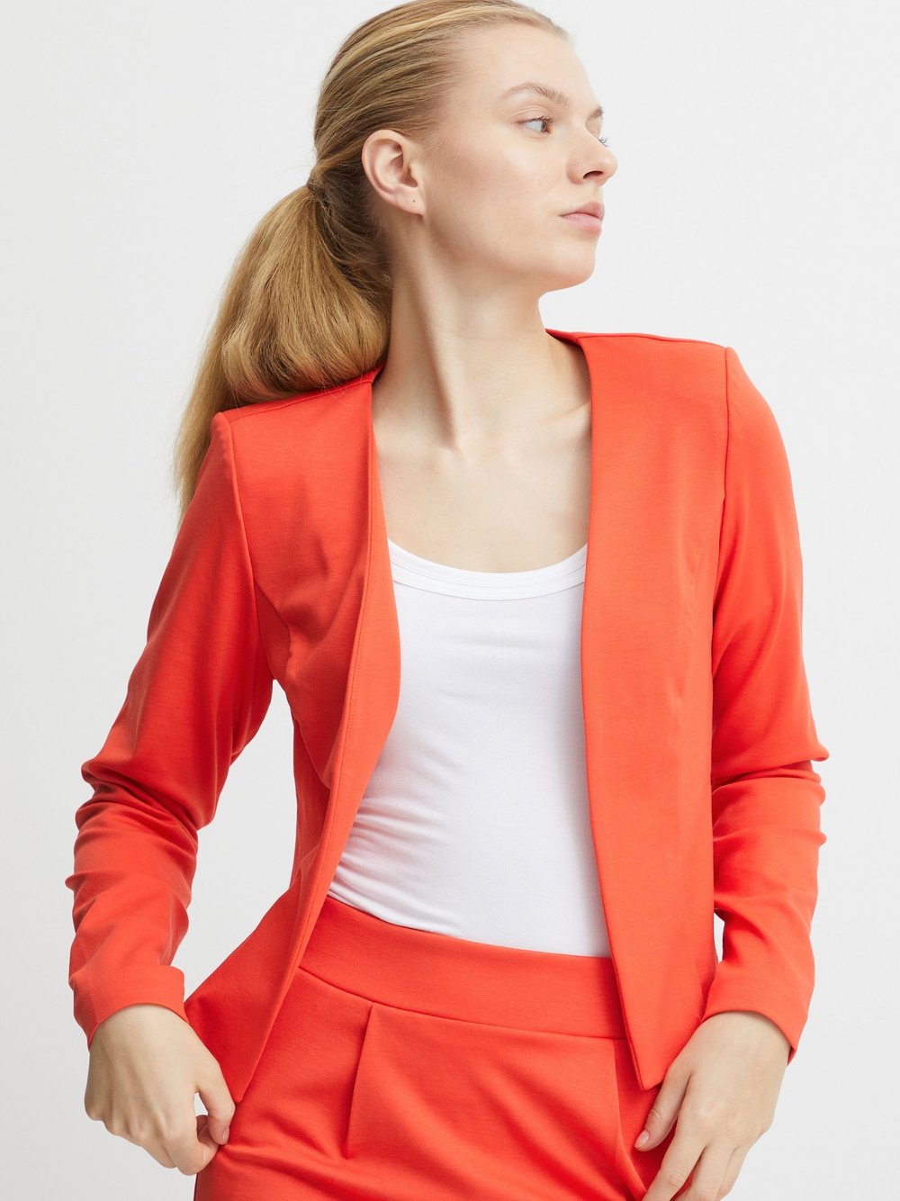 Ichi Kurzblazer Damen rot, XXL