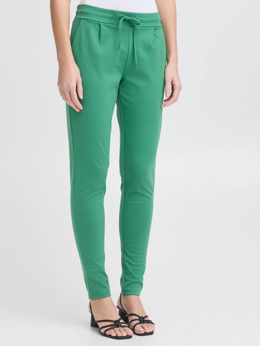Ichi Stoffhose Damen grün, S