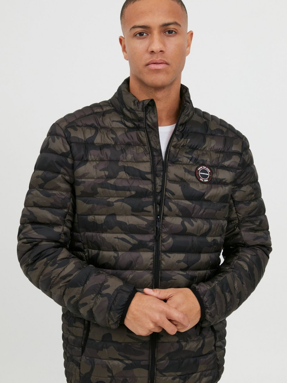 Indicode Steppjacke Herren Polyamid grün, XL