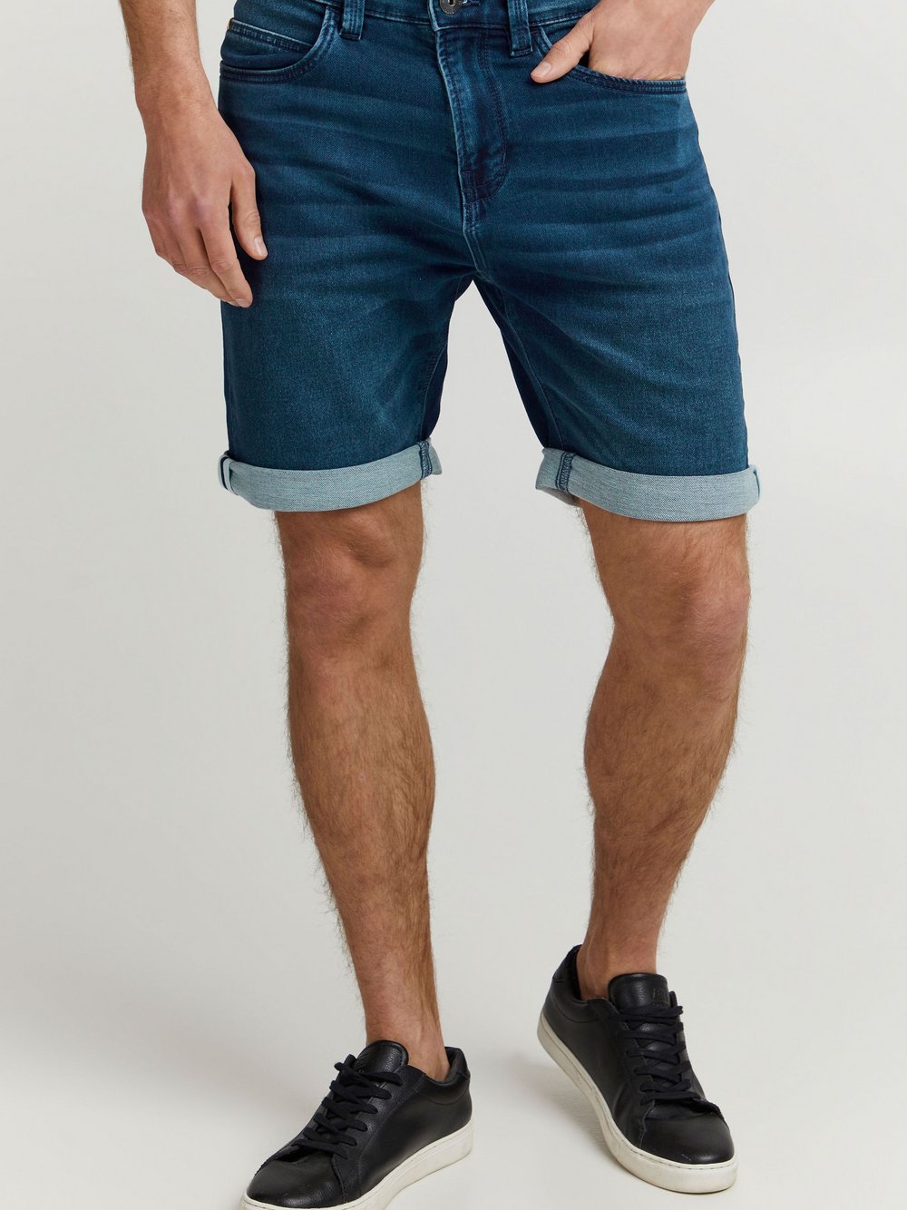 Indicode Shorts Herren Baumwolle blau, XL