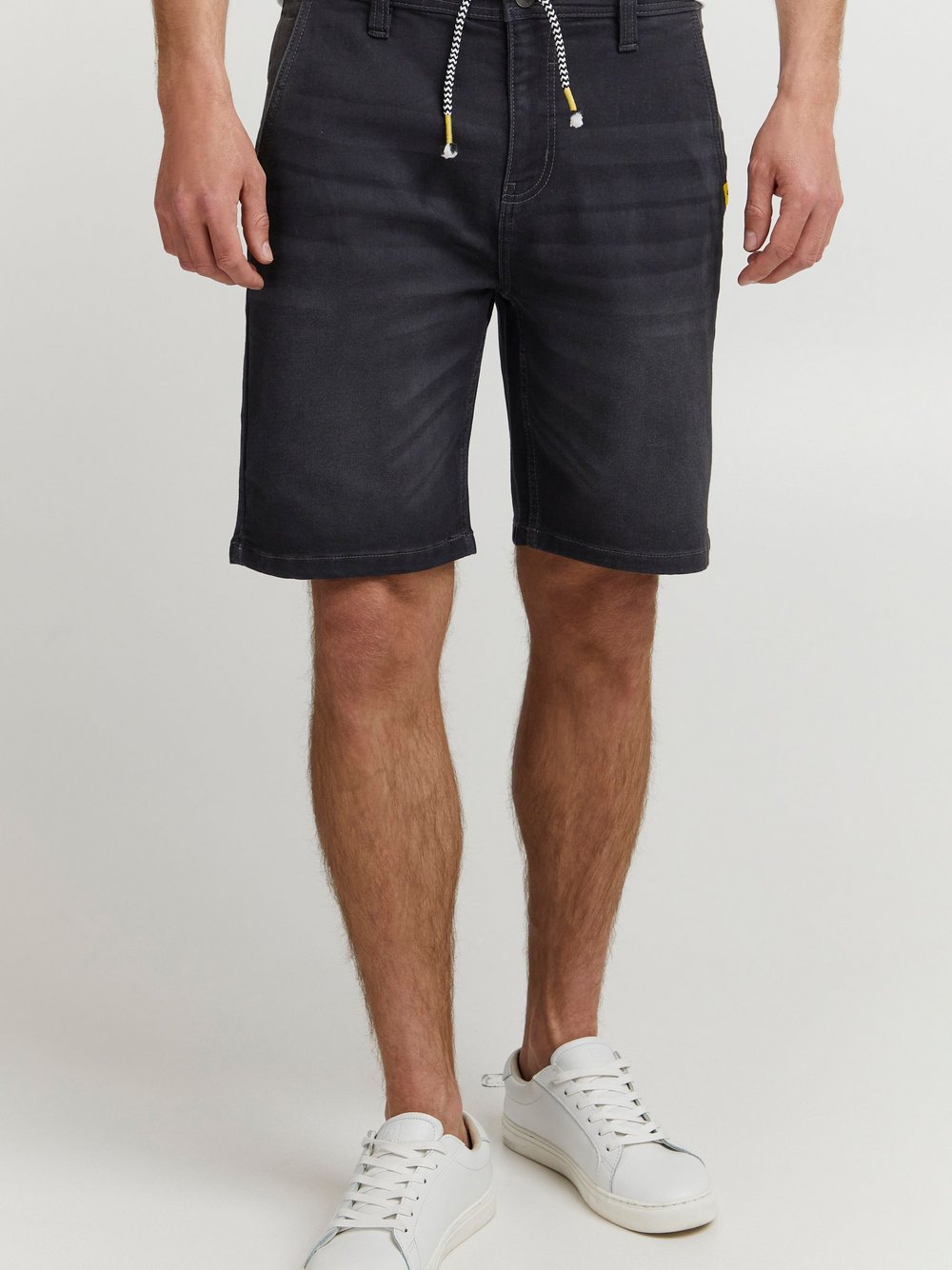 Indicode Jeansshorts Herren Baumwolle schwarz, S