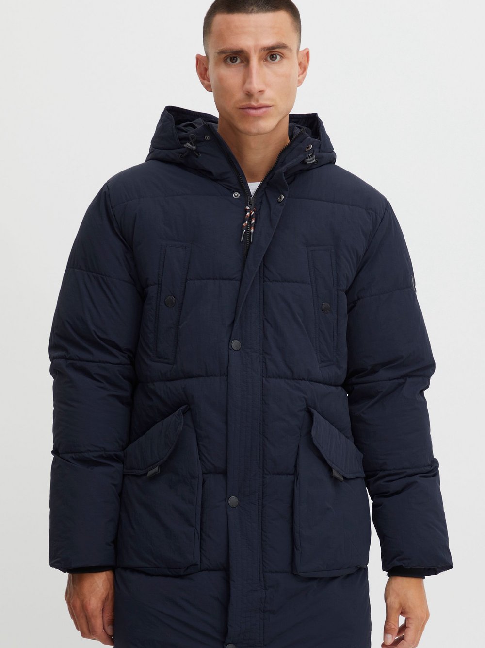 Indicode Parka Herren Polyamid blau, XL