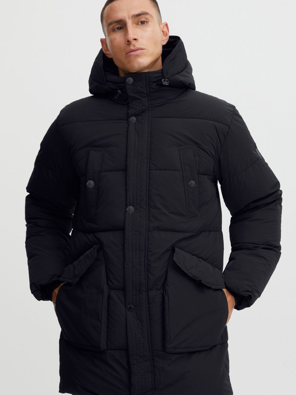 Indicode Parka Herren Polyamid schwarz, XL