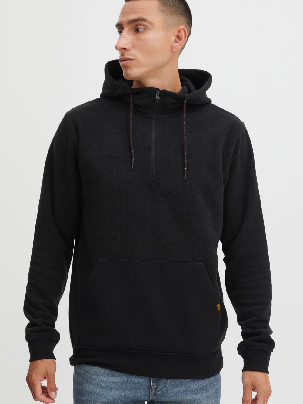 Indicode Fleecepullover Herren schwarz, XXL