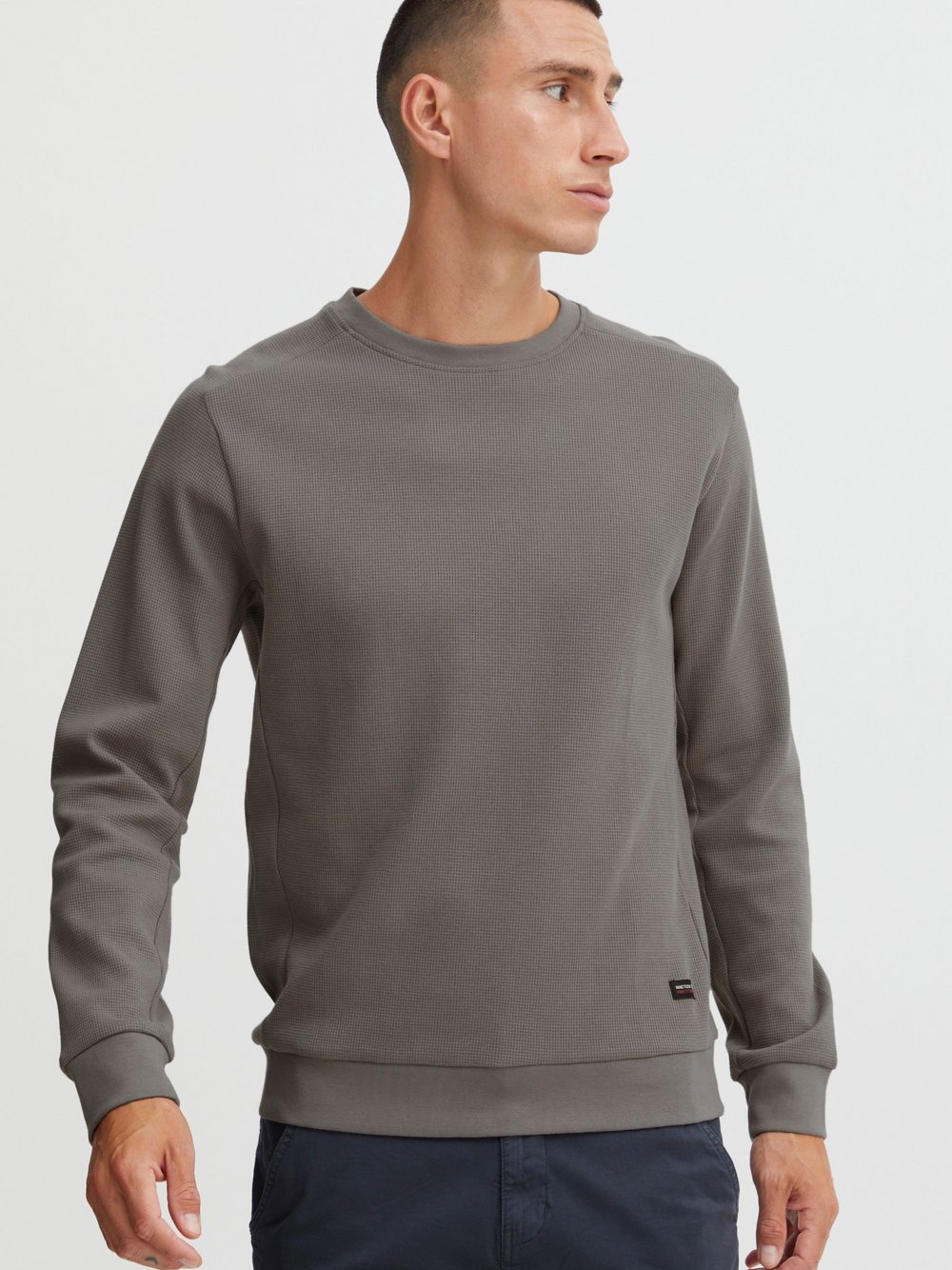 Indicode Sweatshirt Herren Baumwolle grau, XXXL