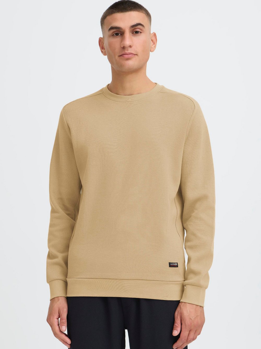 Indicode Sweatshirt Herren Baumwolle beige, XXXL