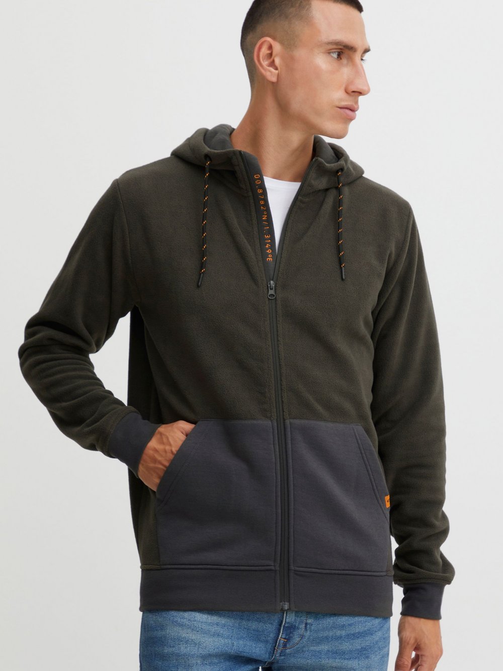 Indicode Fleecejacke Herren grün, L