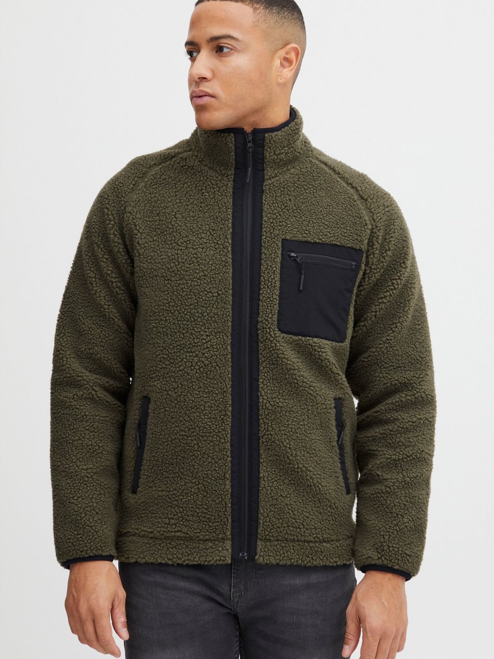 Indicode Kapuzensweatjacke Herren grün, XXL