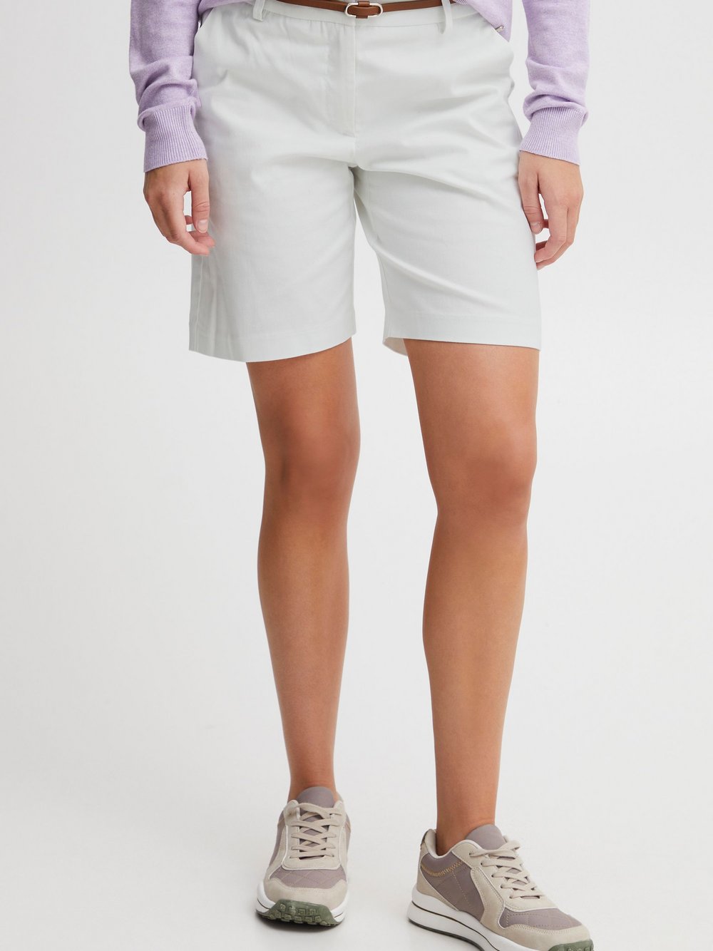 OXMO Shorts Damen Baumwolle weiß, 36