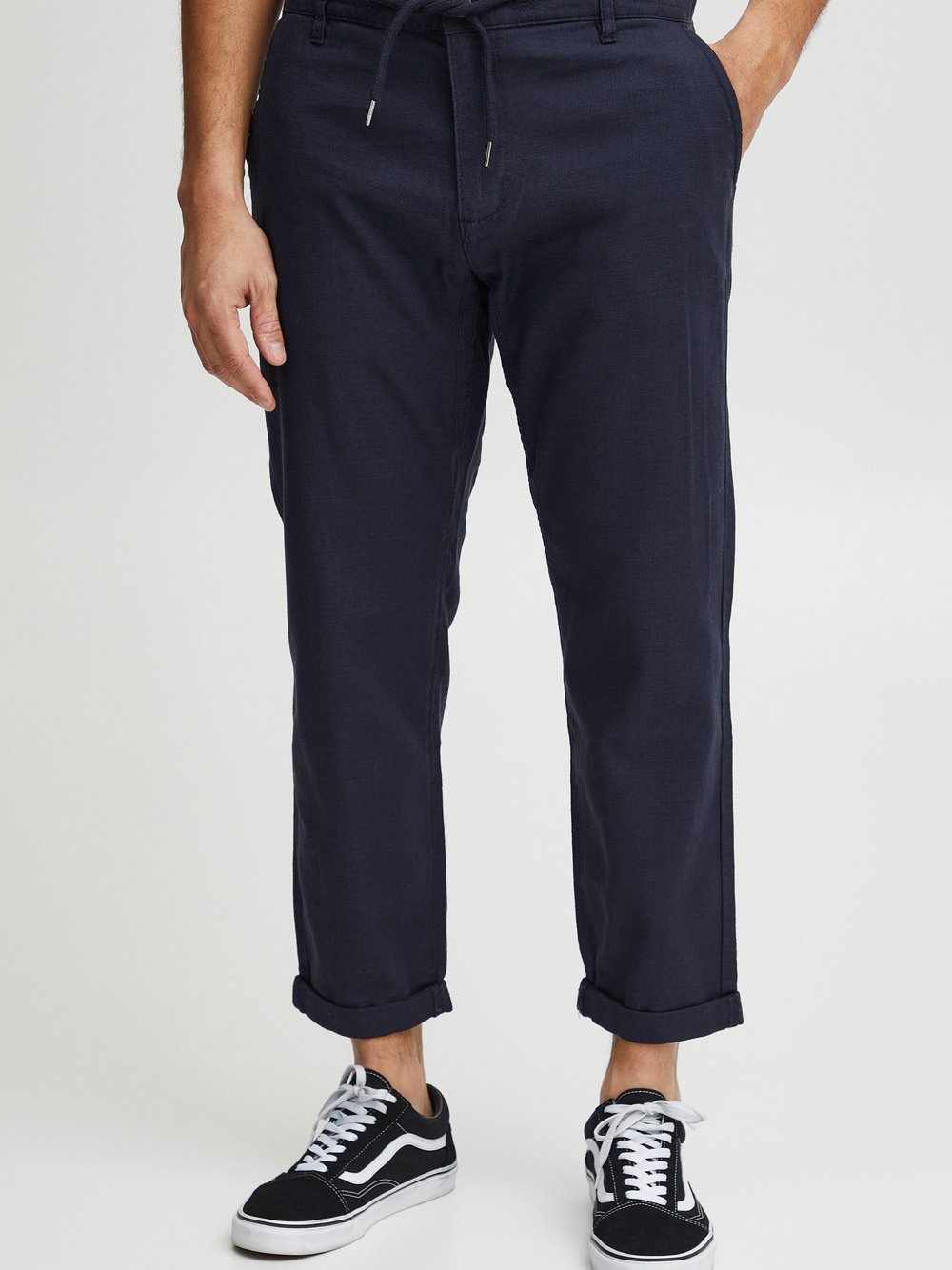 Indicode Chinohose Herren Baumwolle blau, XXL