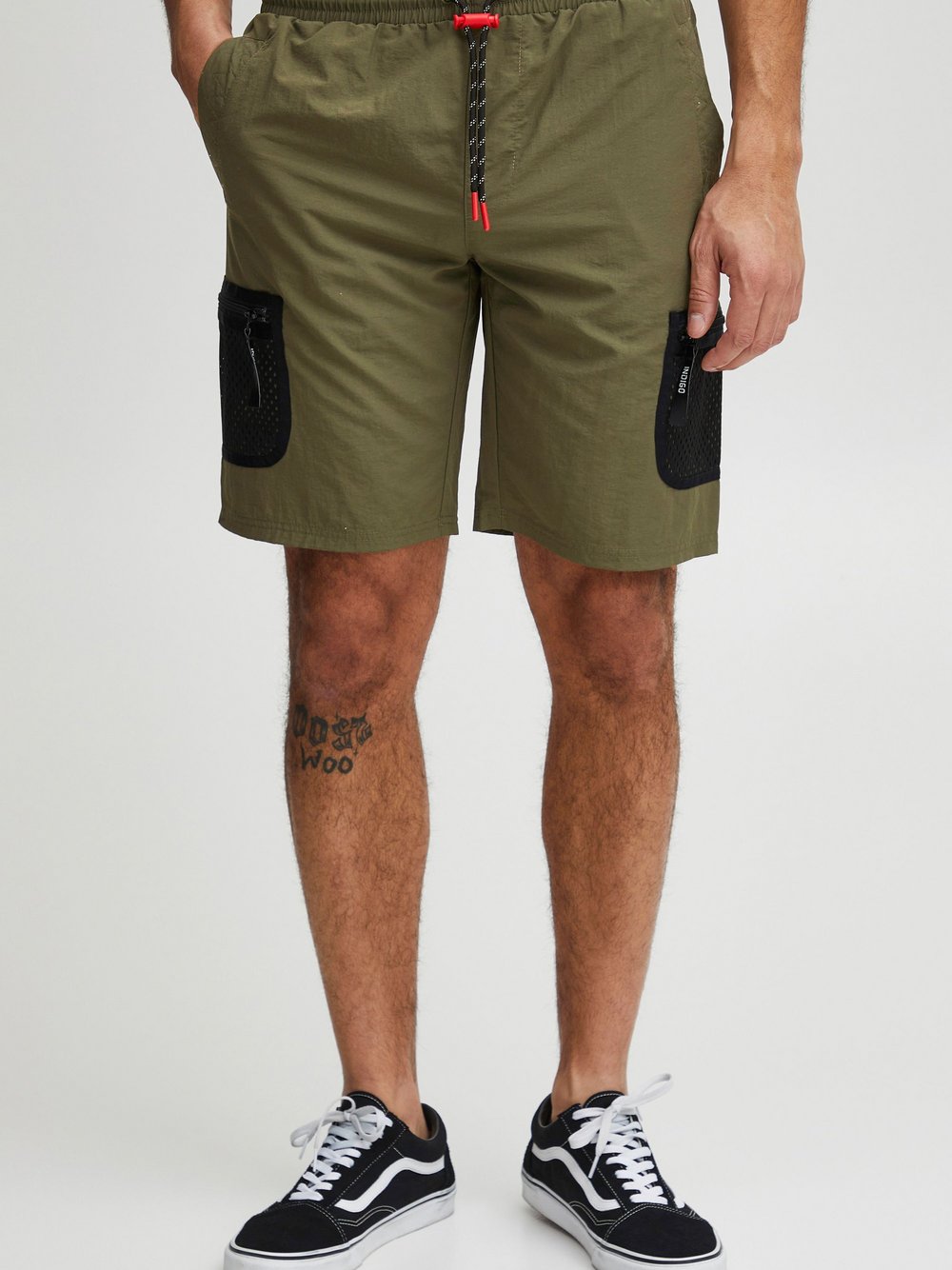 Indicode Chinoshorts Herren grün, XXXL